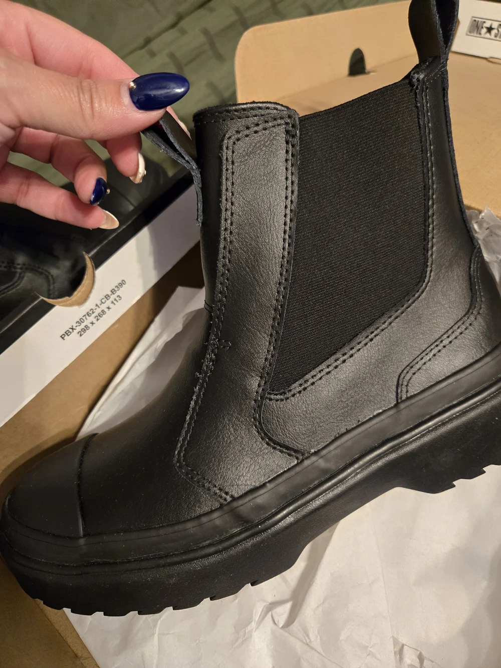 Converse All Star Big Kid's Black Chelsea Lug Boots